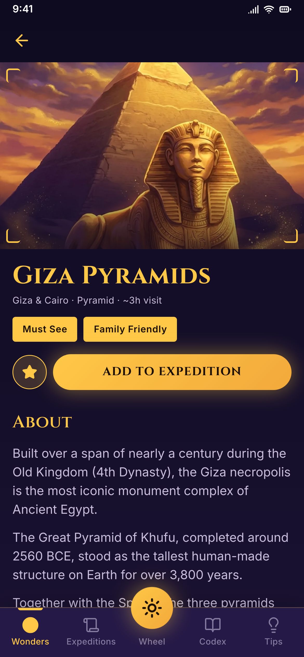 Giza Pyramids detail