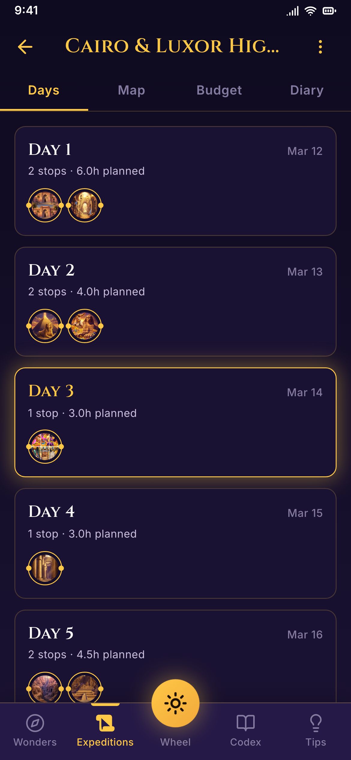 Expedition planner