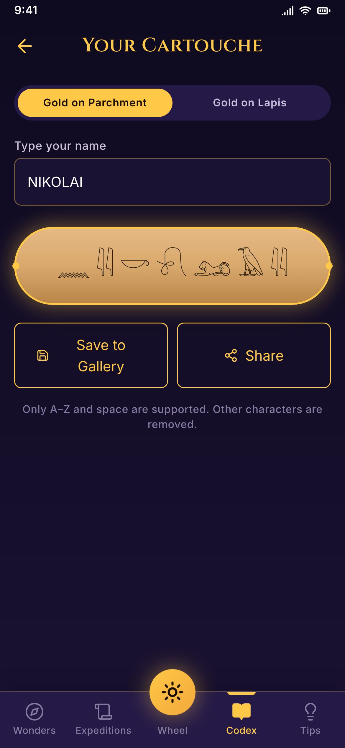 Cartouche generator