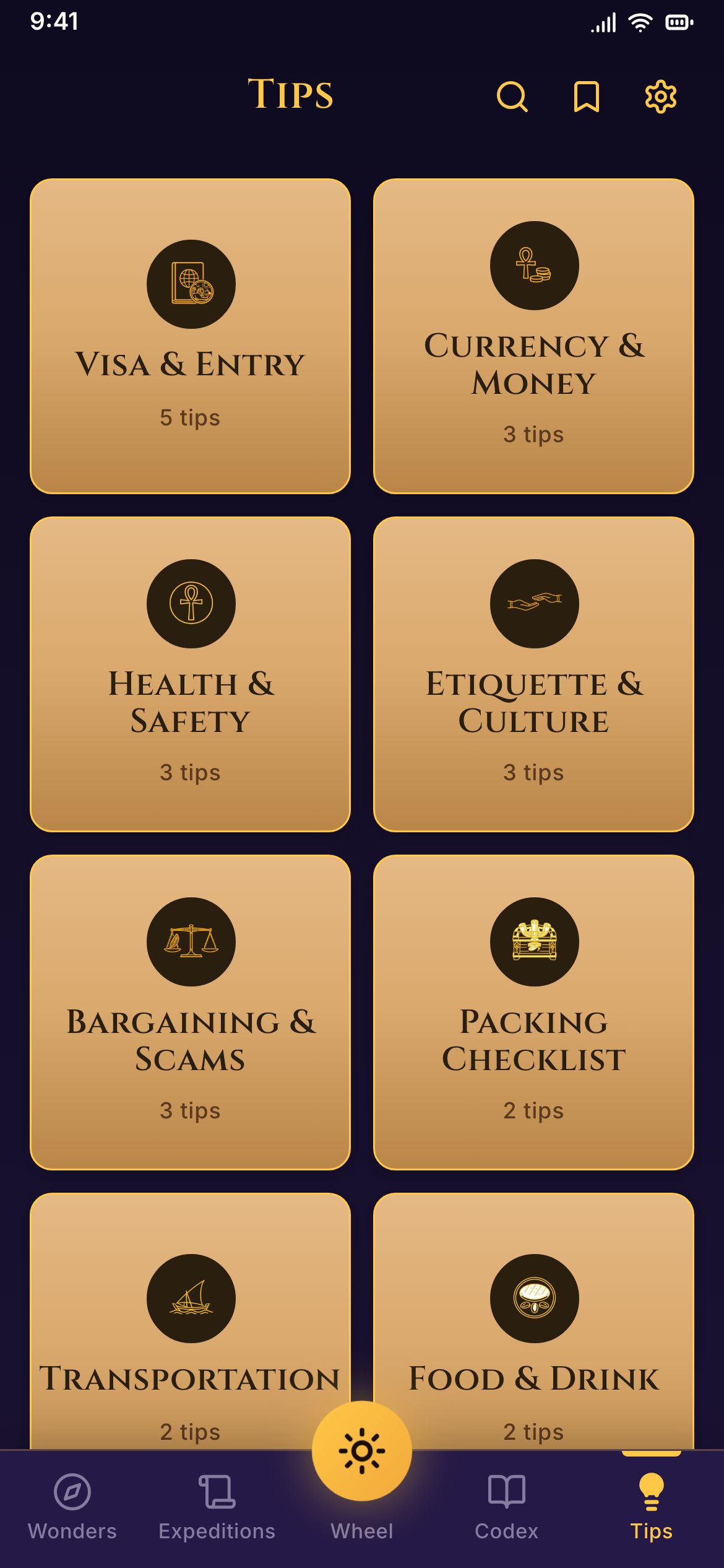 Travel tips